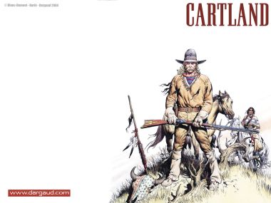 Dargaud《Cartland》西部牛仔冒险插画