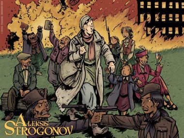 Dargaud Alekis Strogonov War Comic Scene