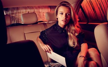 Edita Vilkeviciute In Car Rainy Night