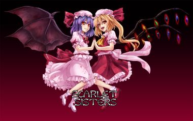 Touhou Scarlet Sisters Wallpaper