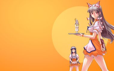 东方Project狐仙女仆手持冰淇淋壁纸
