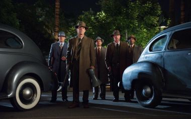 Gangster Crowd Night Assembly Retro Cars Western Style