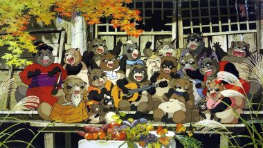 Ghibli Pom Poko Autumn Feast Illustration