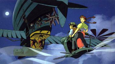 Castle In The Sky Hida And Balu Night Flight Scene
