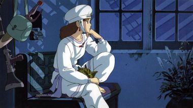 Nausicaä Of The Valley Of The Wind Indoor Contemplation Wallpaper