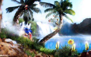 Sonic The Hedgehog Tropical Island