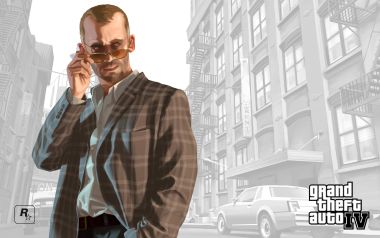 GTA IV 游戏角色格雷格·戴维斯城市街景壁纸