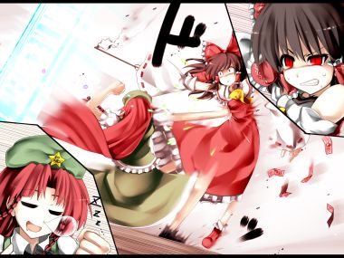 Touhou Project Lunari And Hiiragi Battle