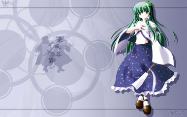 东方Project博丽灵梦和风服饰插画