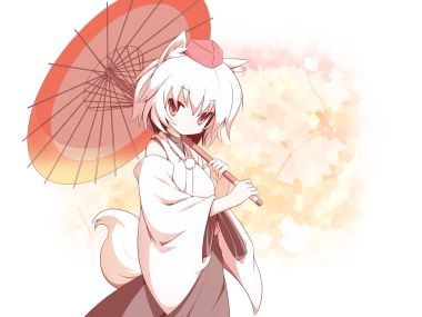Tengu Momiji Oriental Wallpaper