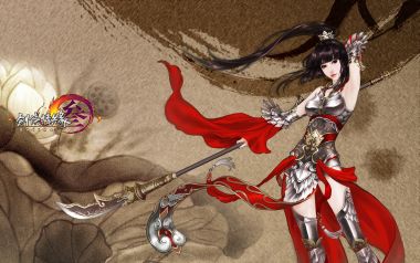 Jx3 Wp4 Female Warrior Battle Wallpaper