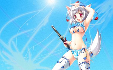 东方Project「kamiya_tomoe」和风美少女壁纸