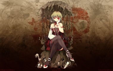 Touhou Project Yukkuri Kurogami Wallpaper