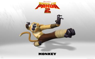 Kung Fu Panda 2 Monkey Wallpaper