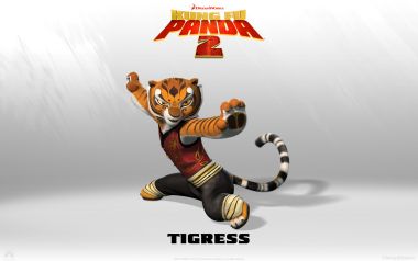 Kung Fu Panda 2 Tigress Action Wallpaper