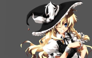 Touhou Kismeria Marilu Gold Haired Witch Wallpaper
