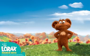 Lorax Cartoon Character Colorful Forest