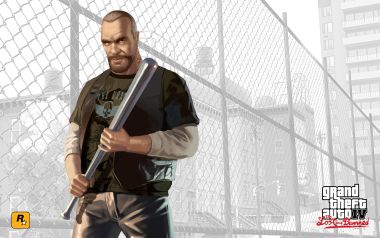 《GTA IV：失落与诅咒》中的比利持棒球棍形象