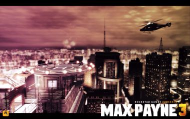 Max Payne 3 City Night Helicopter