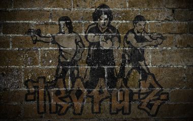 Max Payne 3 Factions Graffiti Wall Art