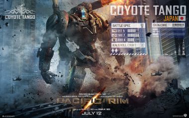 《环太平洋》机甲「Coyote Tango」城市激战壁纸