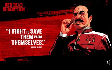Red Dead Redemption Colonel Allende Cigar Art