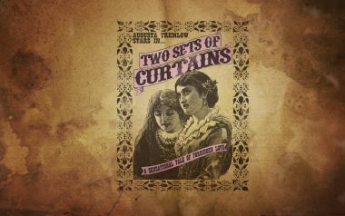 复古电影海报《Two Sets of Curtains》展现禁恋故事