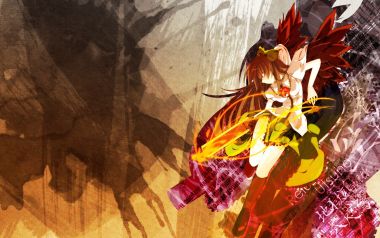 Reiuji Utsuho Fantasy Fire Wallpaper