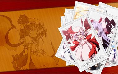 东方Project 蕾米莉亚·斯卡雷特 插画壁纸