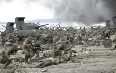 Wwii Normandy Landing Battle Scene