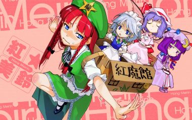 东方Project「红魔馆」红美铃壁纸