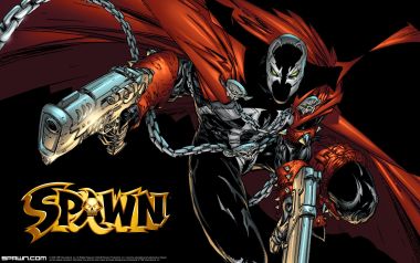 Spawn Dark Superhero With Red Cloak