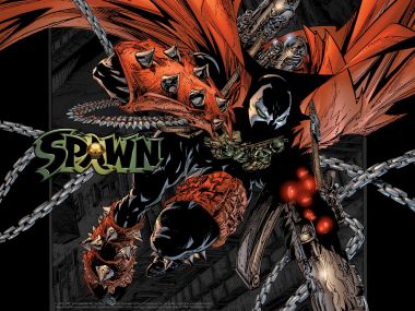 Spawn Comic Character Wallpaper Black Cloak Red Cape
