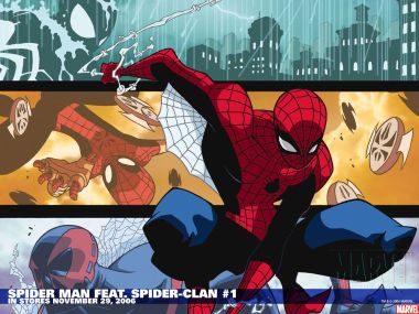 Spider Man Comic Cover City Night Fight