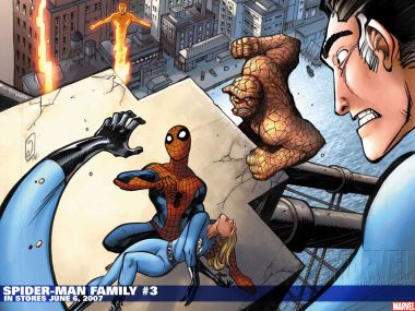 Spider Man And Fantastic Four City Battle