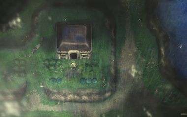 雨夜中的森林小屋——塞尔达传说冒险场景