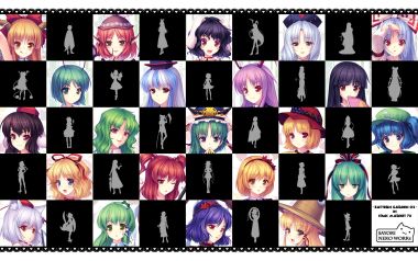 Touhou Project 22 Girls Collage Wallpaper