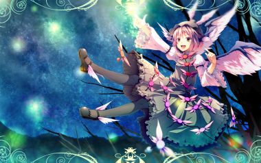 Touhou Project Cute Angel In Dreamy Sky