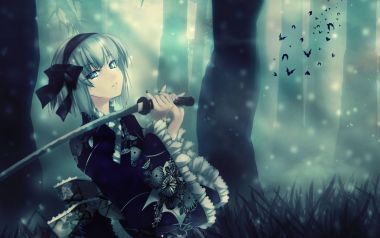 东方Project「幽梦子」和服森林场景