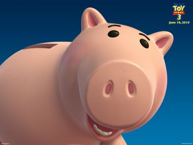 Toy Story 3 Hamm Piggy Bank Wallpaper