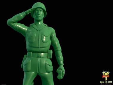 Toy Story 3 Sarge Salute Wallpaper