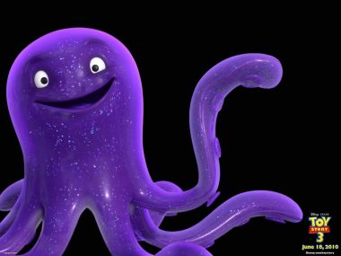 Toy Story 3 Stretch Octopus Character Wallpaper