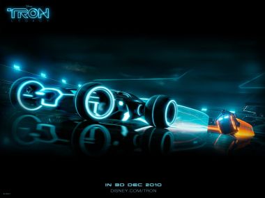 TRON： Legacy 赛博朋克未来赛车壁纸