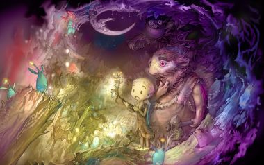 Fantasy Forest Elves Glowing Creatures