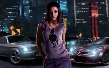Need For Speed Carbon City Night Racing Wallpaper