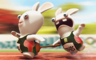 Rayman Raving Rabbids Relay Race Wallpaper