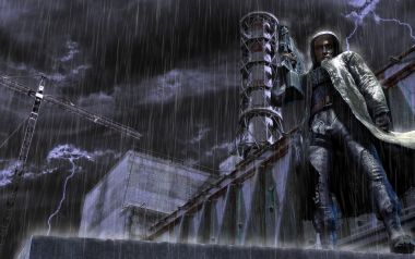 Stalker Chernobyl Shadows Rainy Wasteland