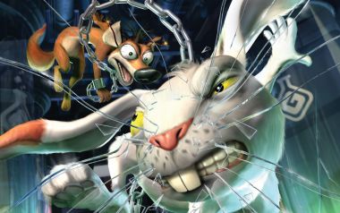 Bunny Fox Confrontation Crazy Animal City