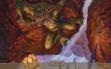 Goblin Bushwhacker Zendikar Magic The Gathering
