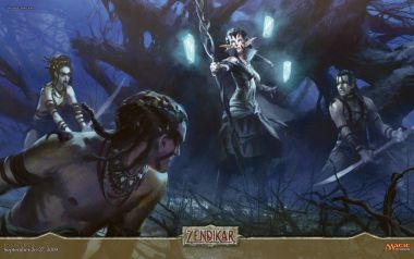 Magic The Gathering Zendikar Elf Battle